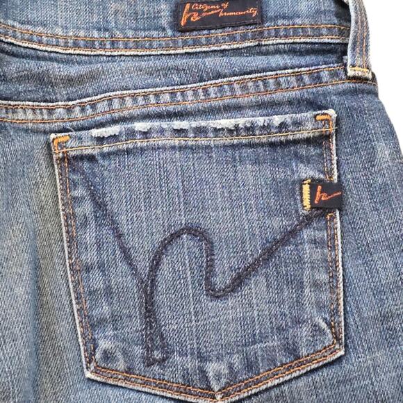 COH Citizens of Humanity Ingrid #002 Stretch Low Waist Flare Jeans‎ Size 27 - Picture 2 of 12